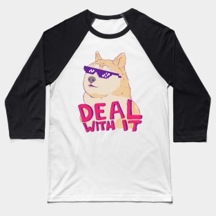 Deal with it Baseball T-Shirt